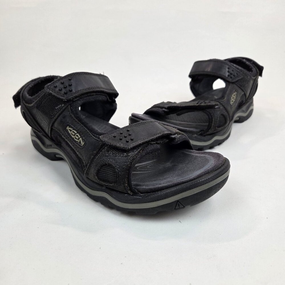 KEEN Rialto II 3 Point Sandals Brown Leather Hiking Outdoor Men's Size‎ 8.5